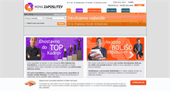 Desktop Screenshot of nova-zaposlitev.si
